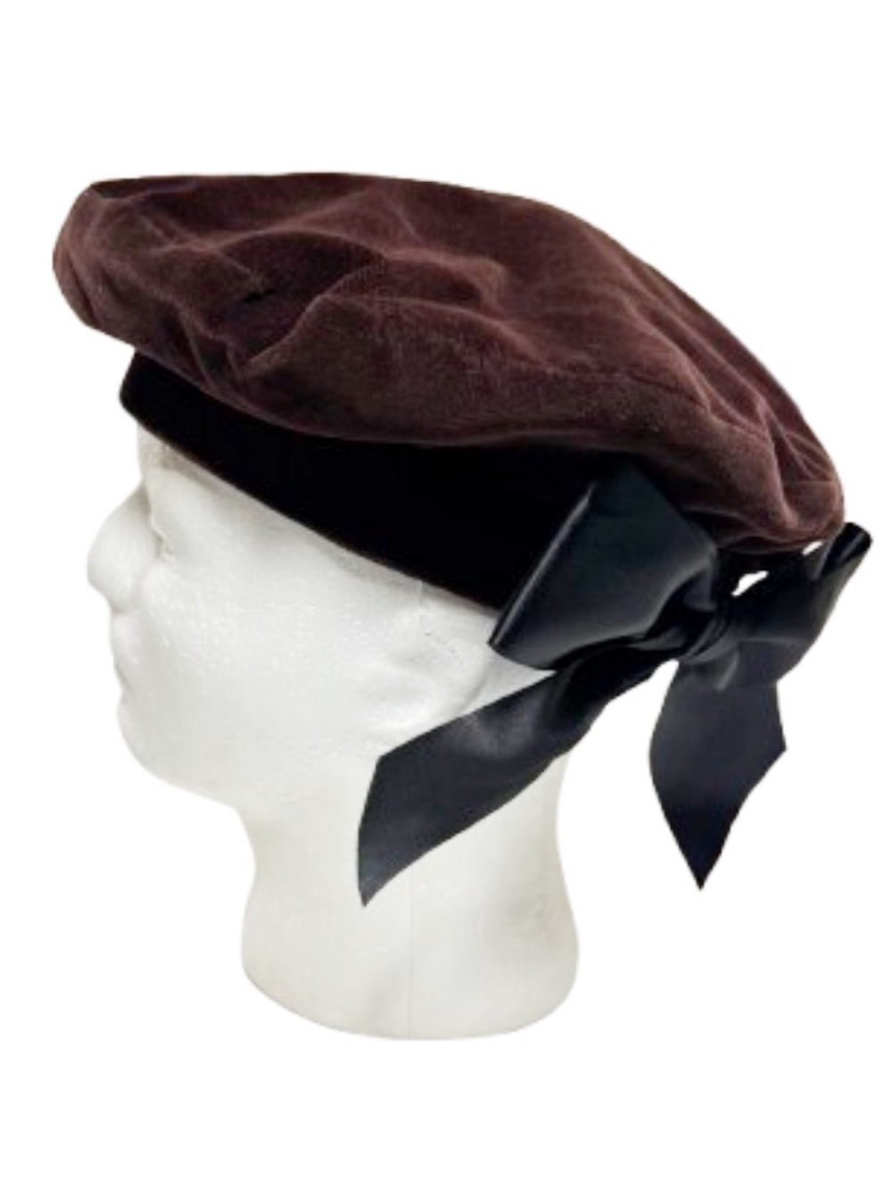 Eric Javits Vintage Brown Velvet Hat